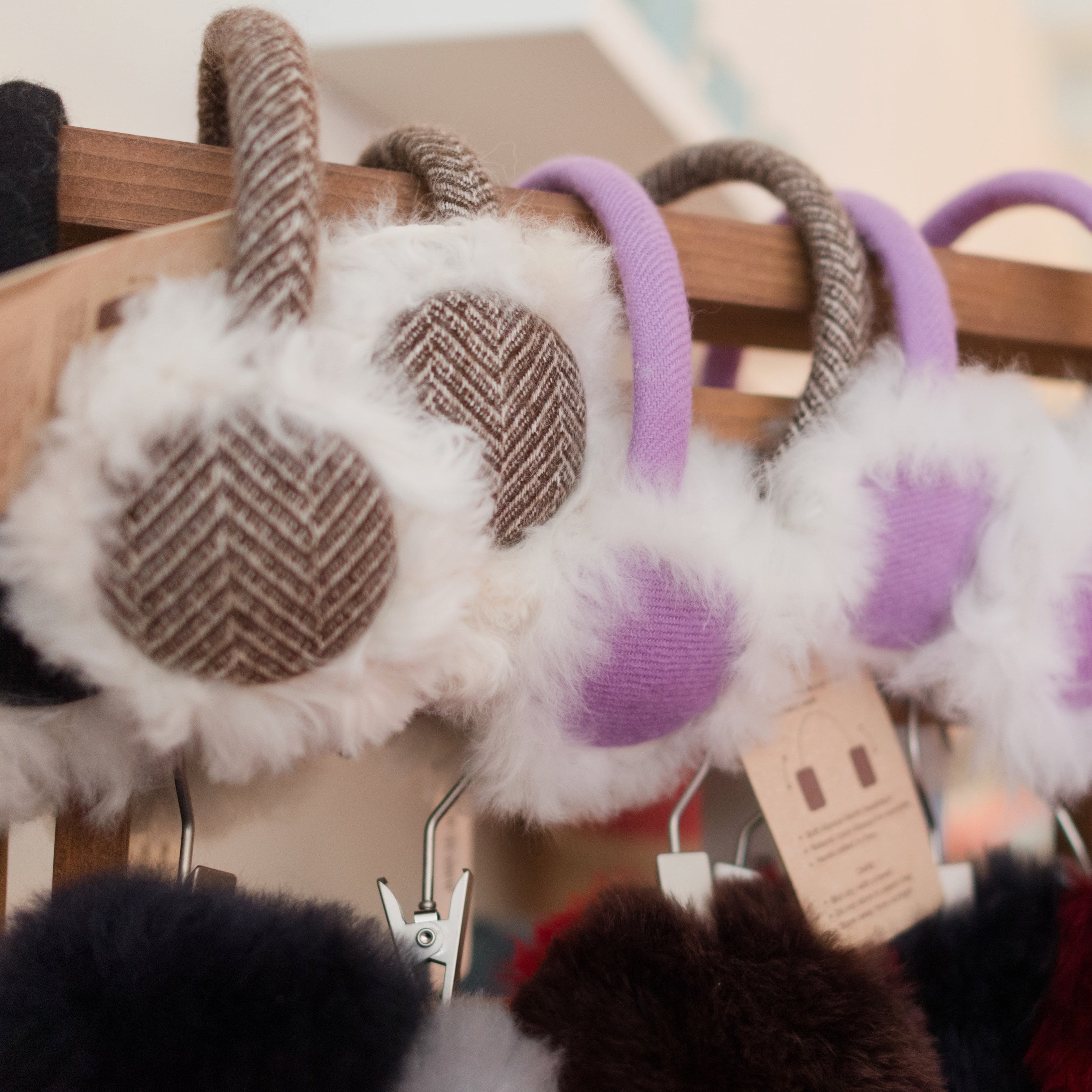 Alpaca Fur Ear Muffs