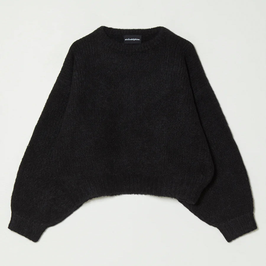 Atelier Delphine Balloon Sleeve Alpaca Sweater