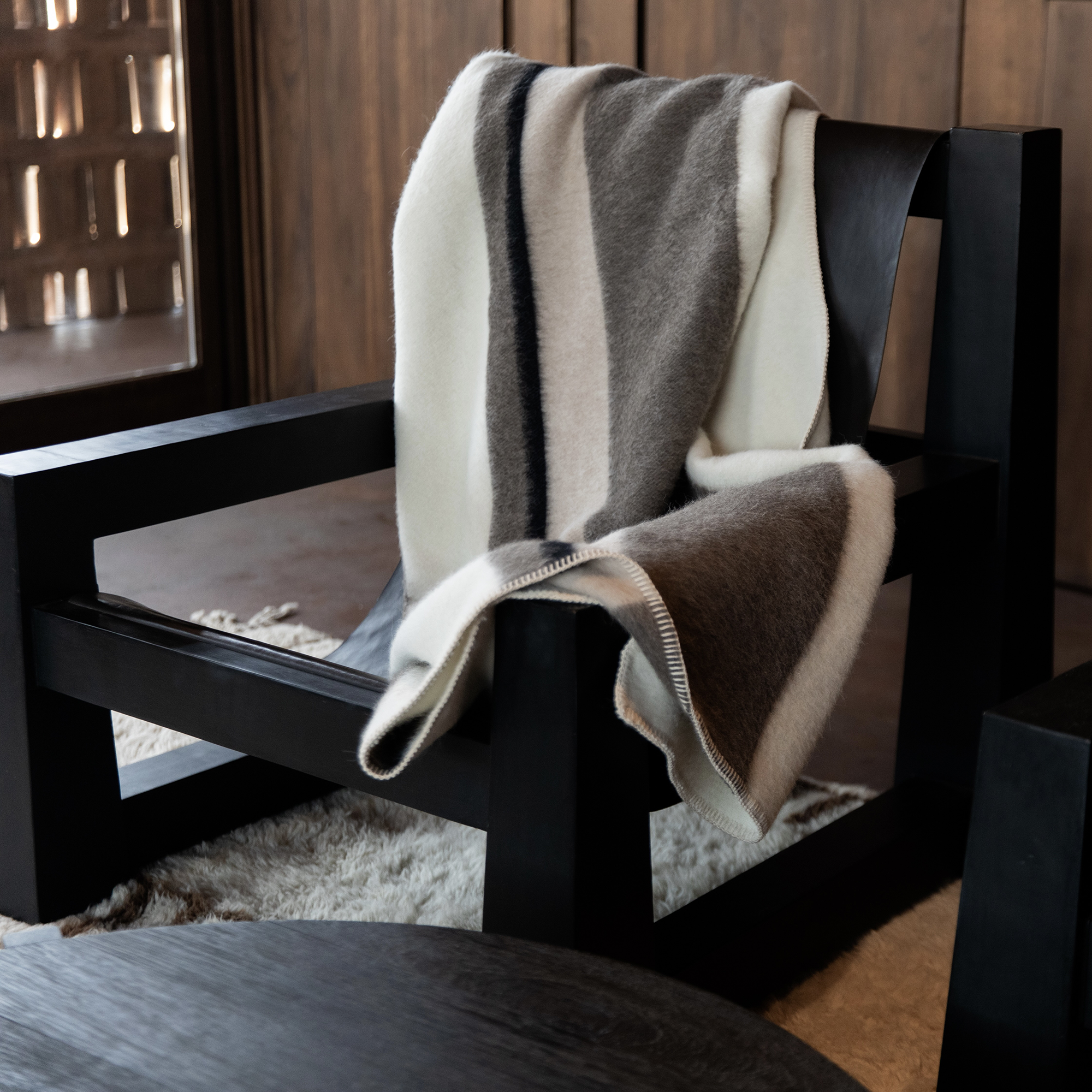 Kimura Heirloom Alpaca Blanket - Earth