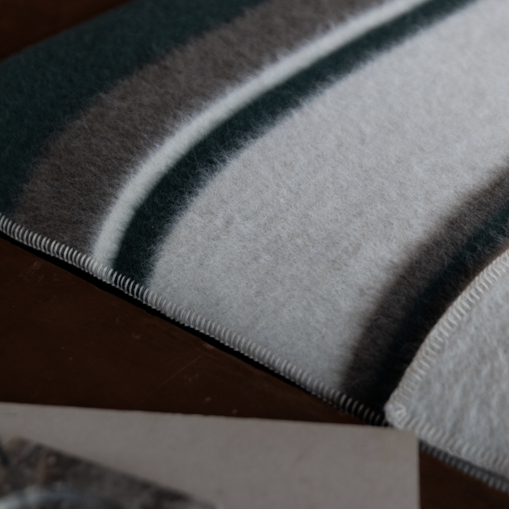 Kimura Heirloom Alpaca Blanket - Forest
