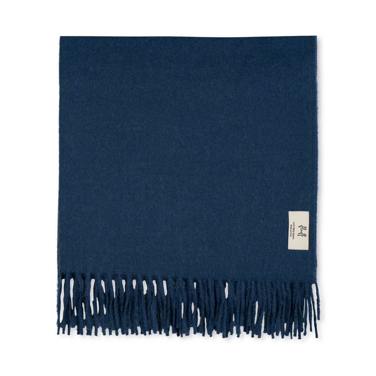 Fluff Solid Color Baby Alpaca Scarf