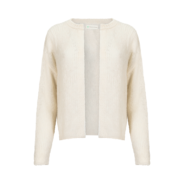 【新品未使用】　moose's alpaca cardigan ベージュ Michele & Hoven Aster Cardigan | Baby Alpaca Cardigan | Fluff Alpaca