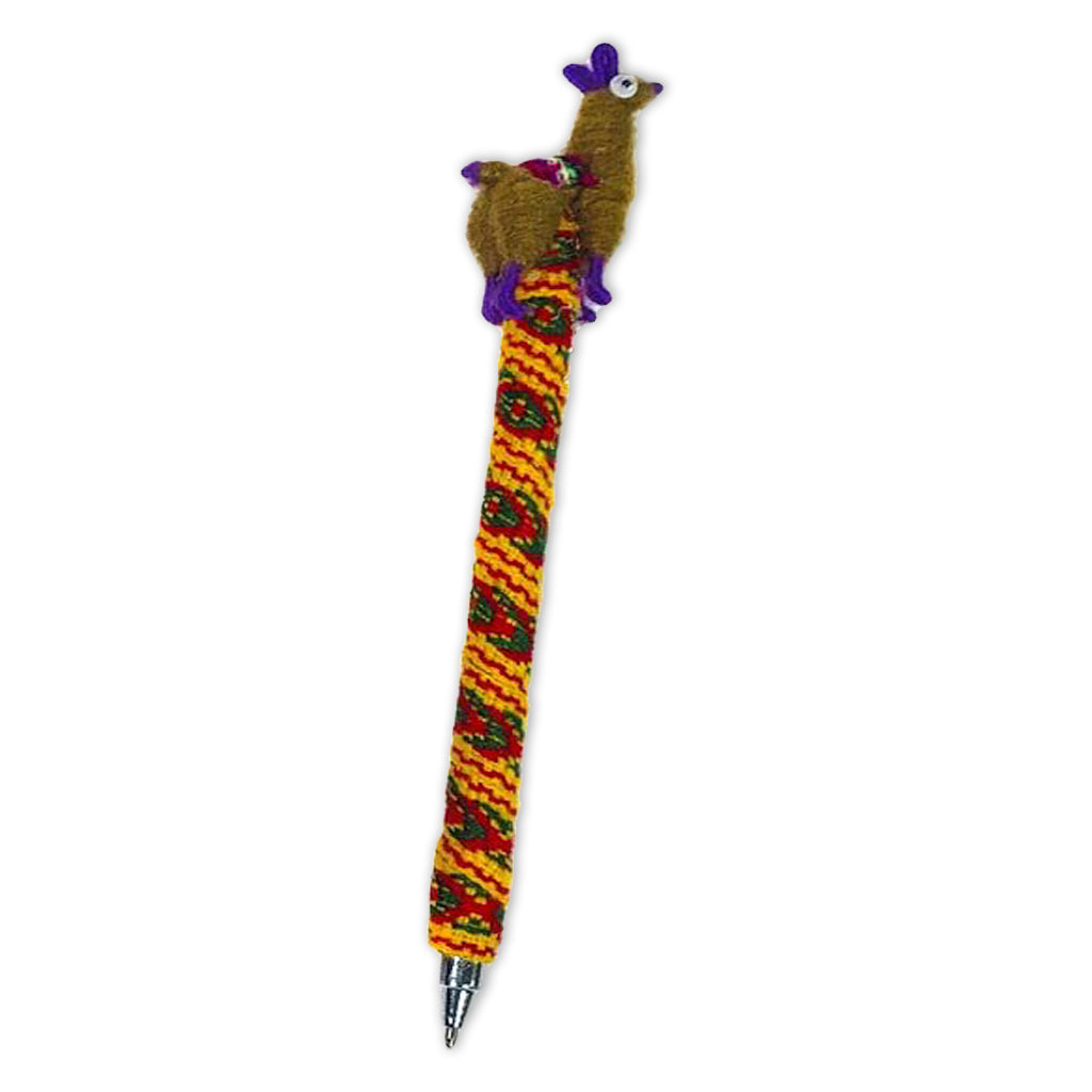 Alpaca Needle Felted Pen
