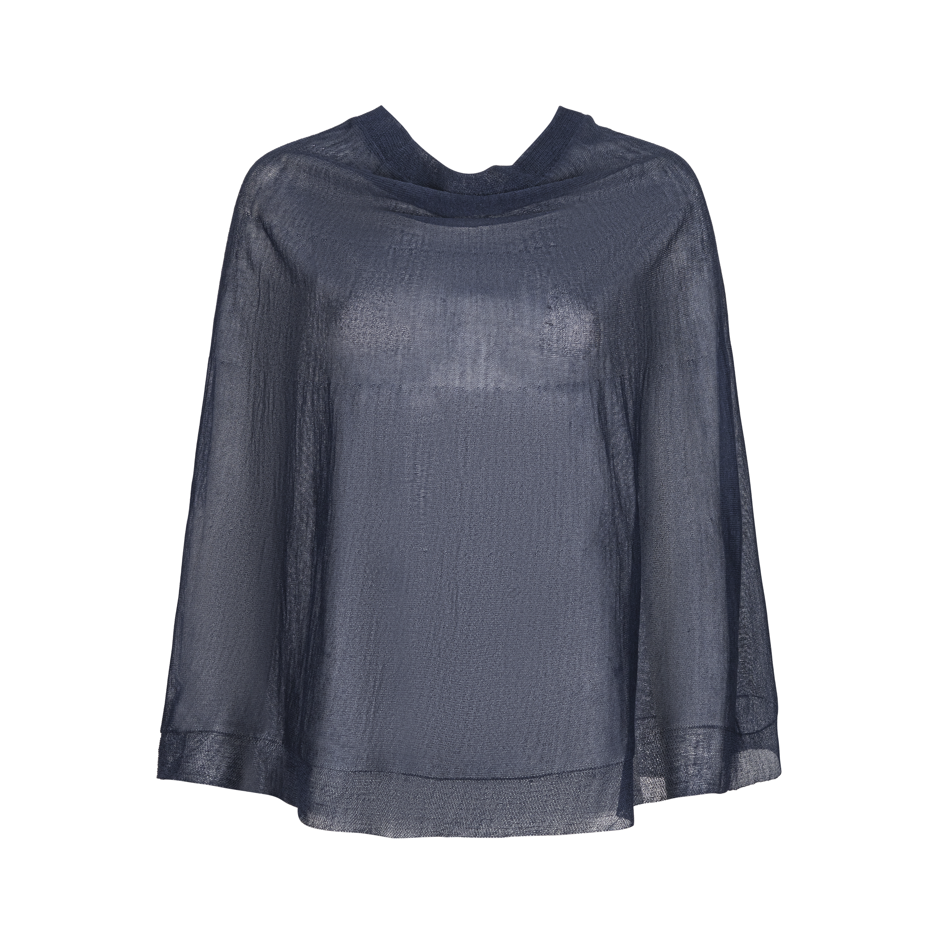 Lightweight Alpaca Silk Poncho Cape