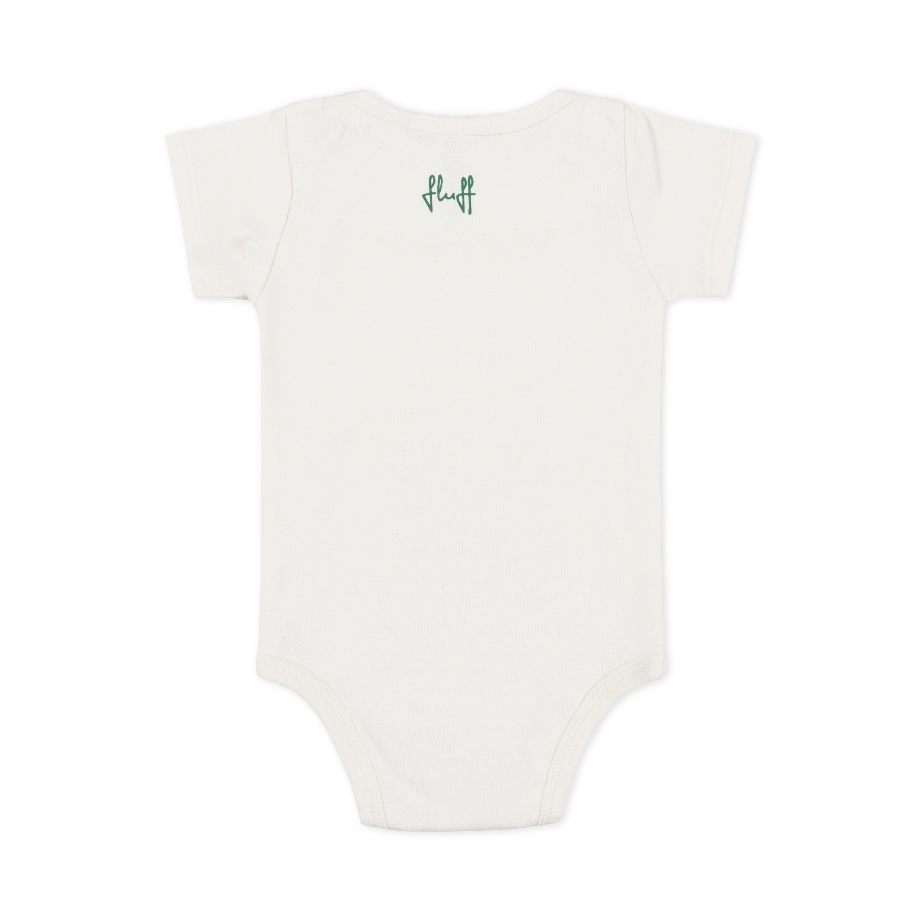 Fluff Organic Cotton Alpaca Logo Onesie