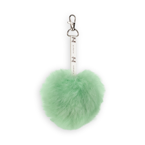 Fluffball Alpaca Fur PomPom Keychain