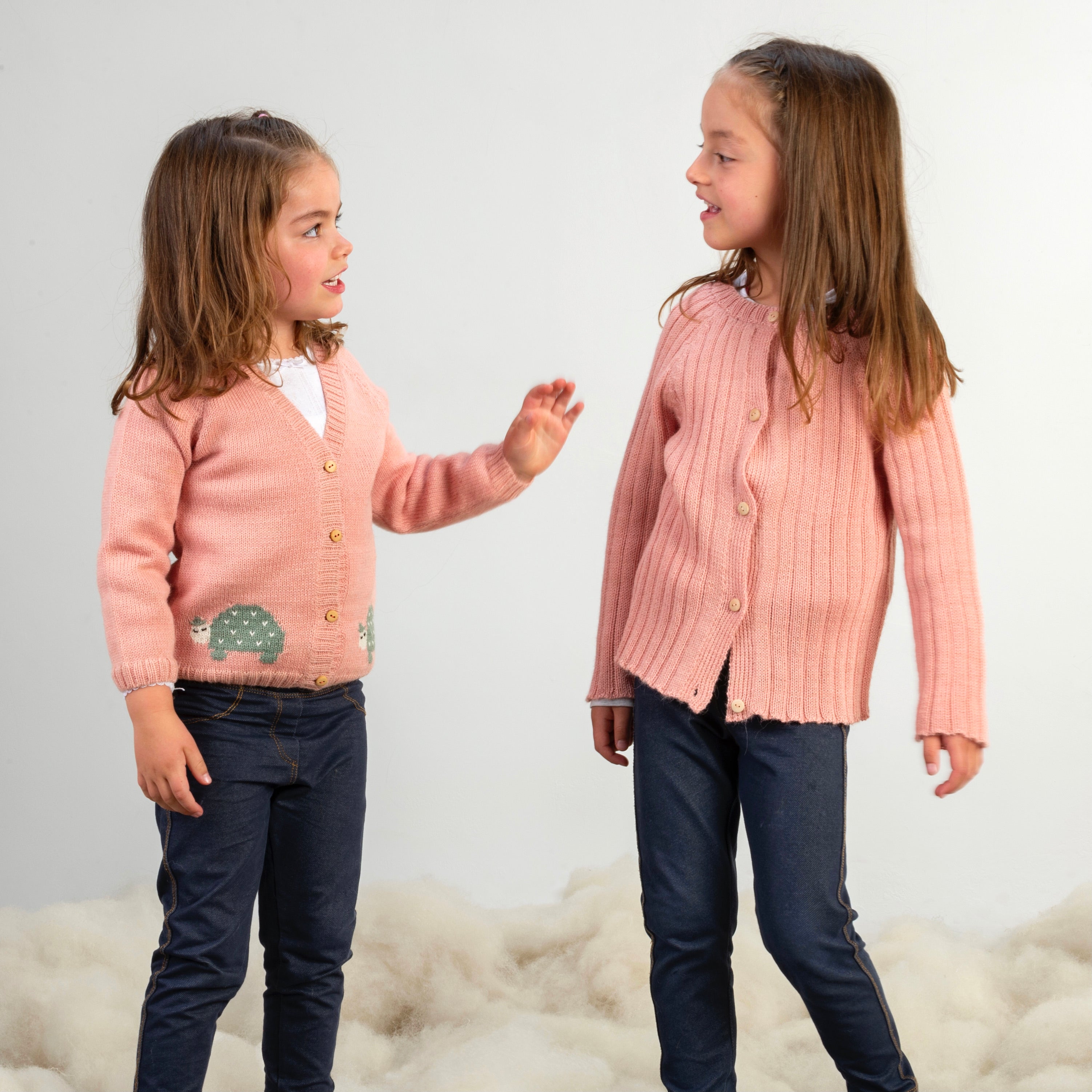Nanay Cozy Salmon Alpaca Cardigan