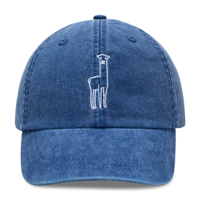 Fluff Alpaca Embroidered Baseball Hats