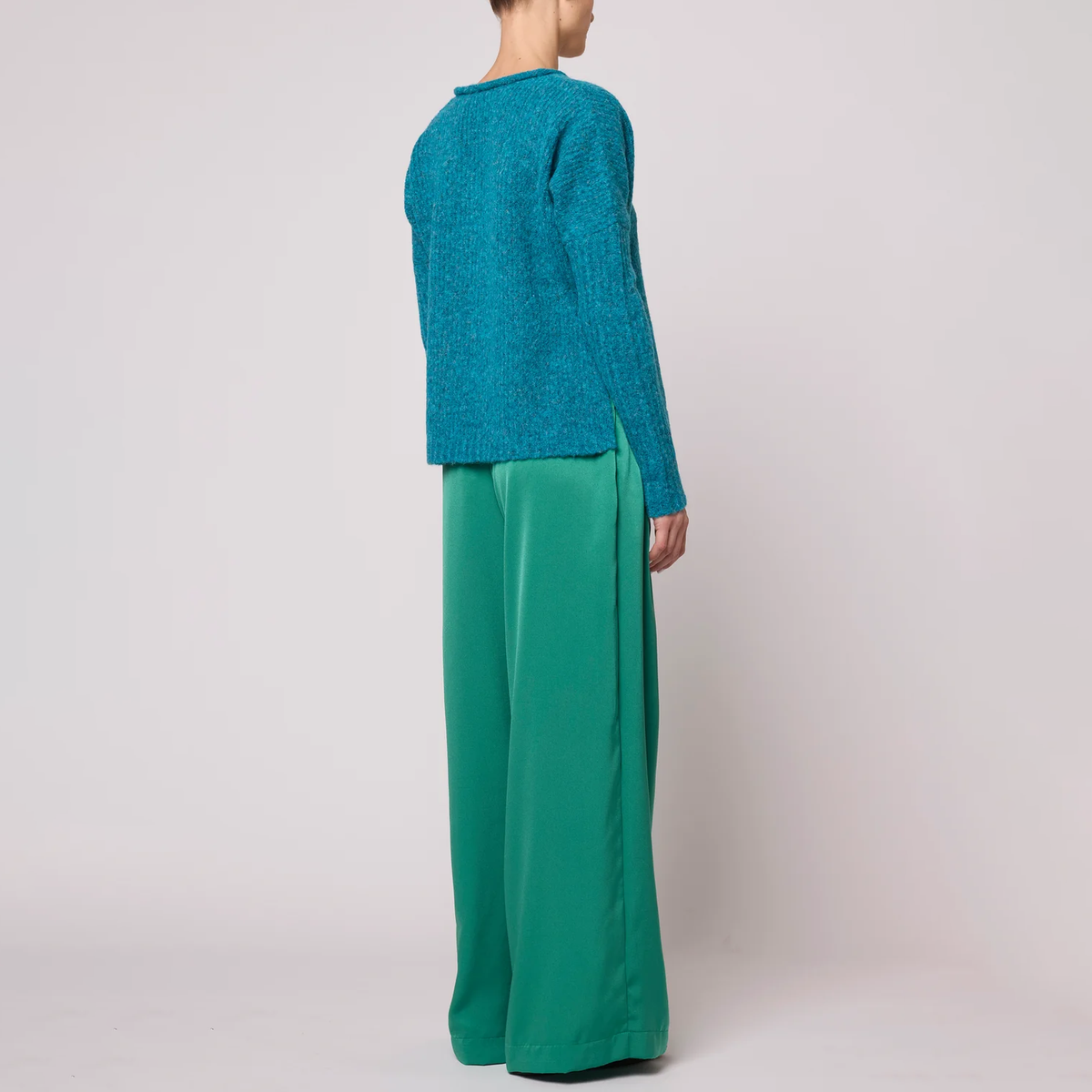 Atelier Delphine Boxy V-Neck Supreme Alpaca Sweater