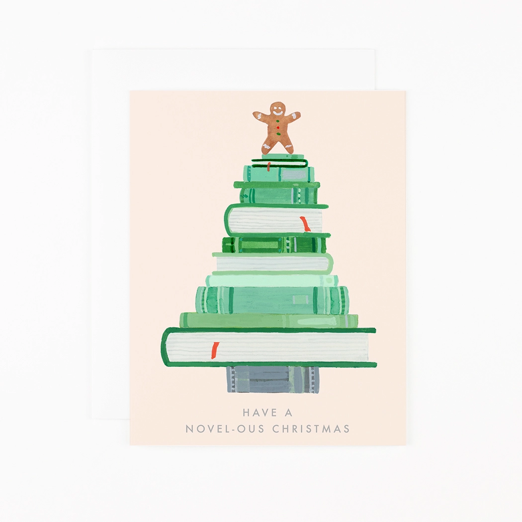 'Have a Novel-ous Christmas' Holiday Card