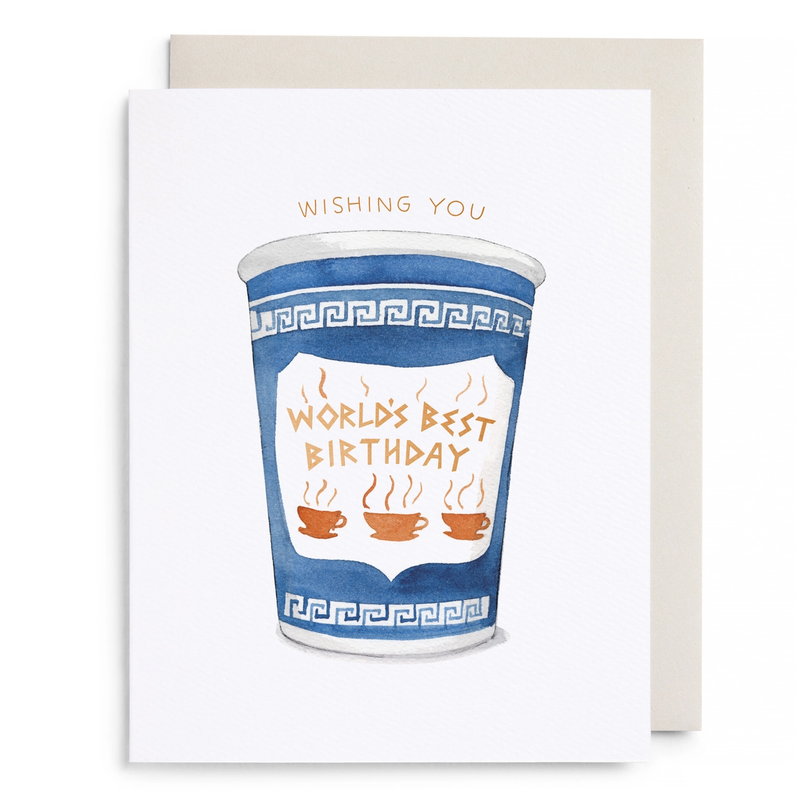 'World's Best Coffee' Birthday Card