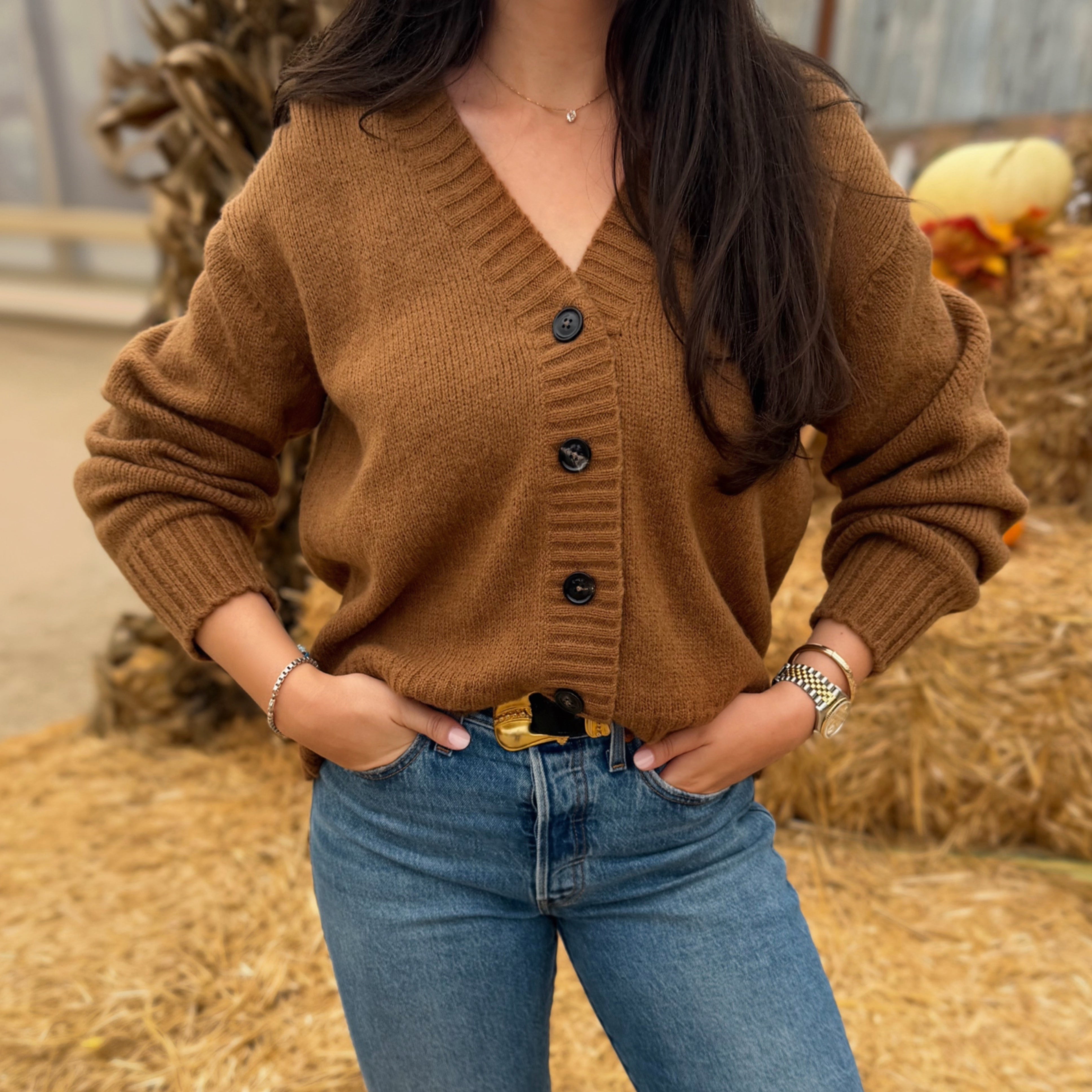 Fluff Olivia Alpaca Cardigan