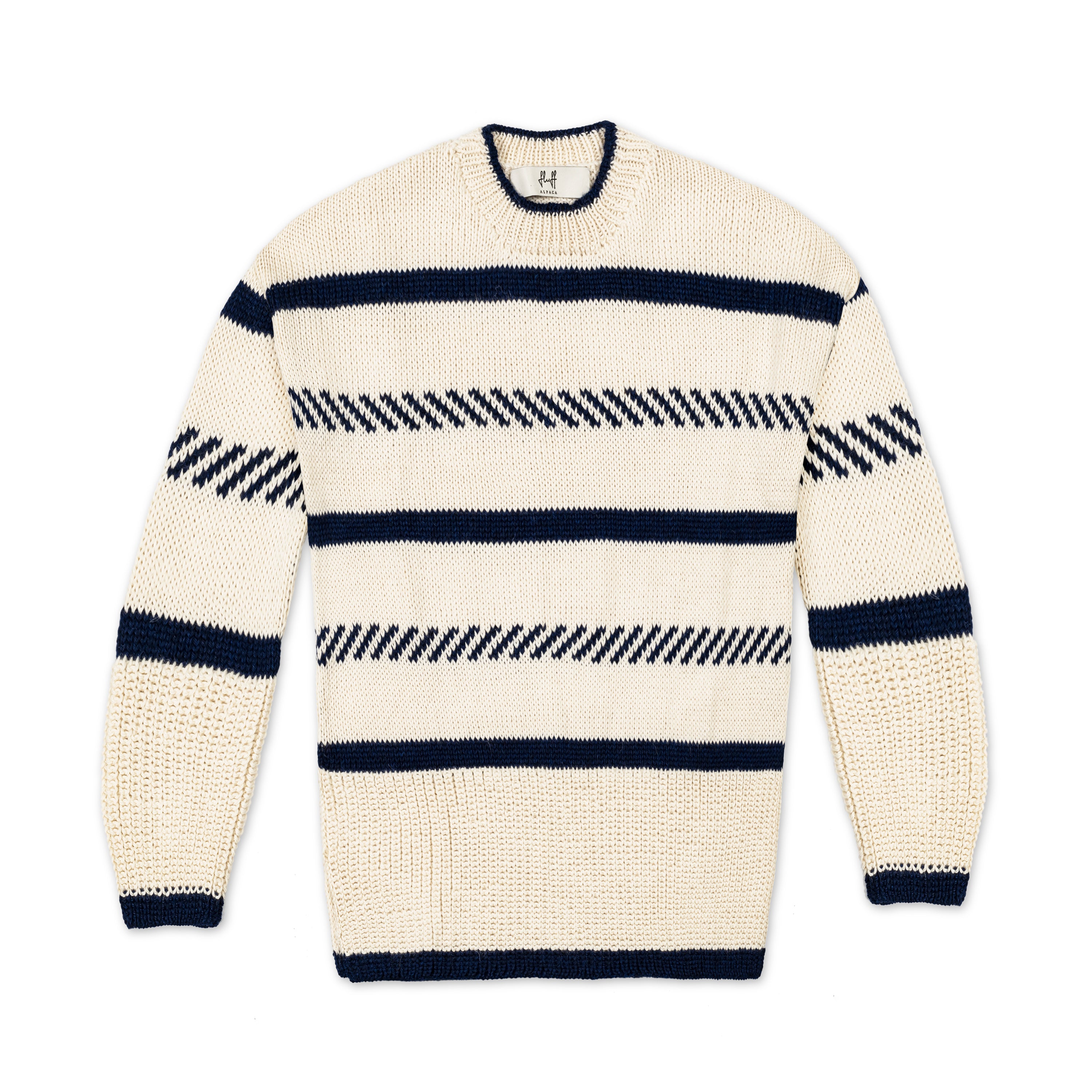 Howe Herringbone Baby Alpaca Sweater