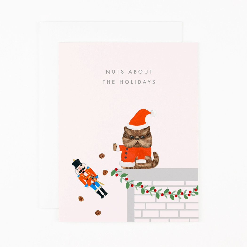 'Nuts About the Holidays' Holiday Card