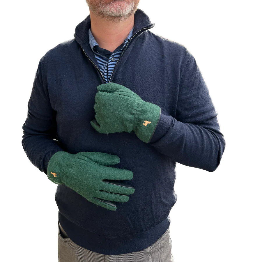 Felted Alpaca Gloves