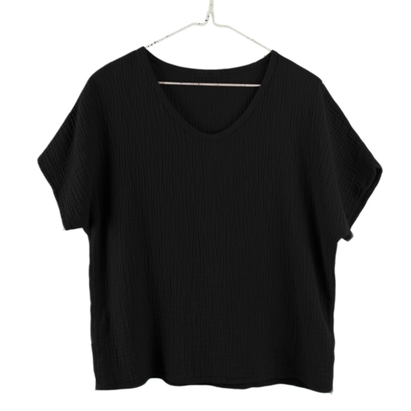 It Is Well L.A. Organic Short Sleeve Gauze Top