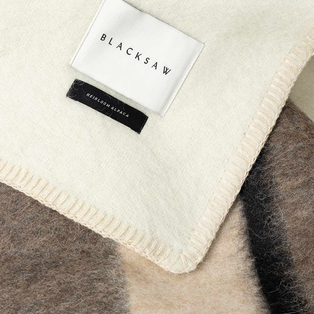 Kimura Heirloom Alpaca Blanket - Earth