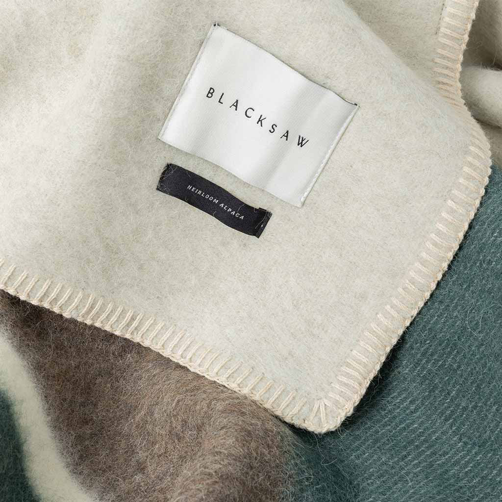 Kimura Heirloom Alpaca Blanket - Forest