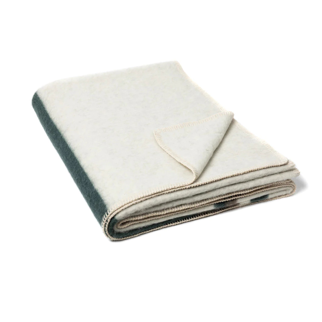Kimura Heirloom Alpaca Blanket - Forest
