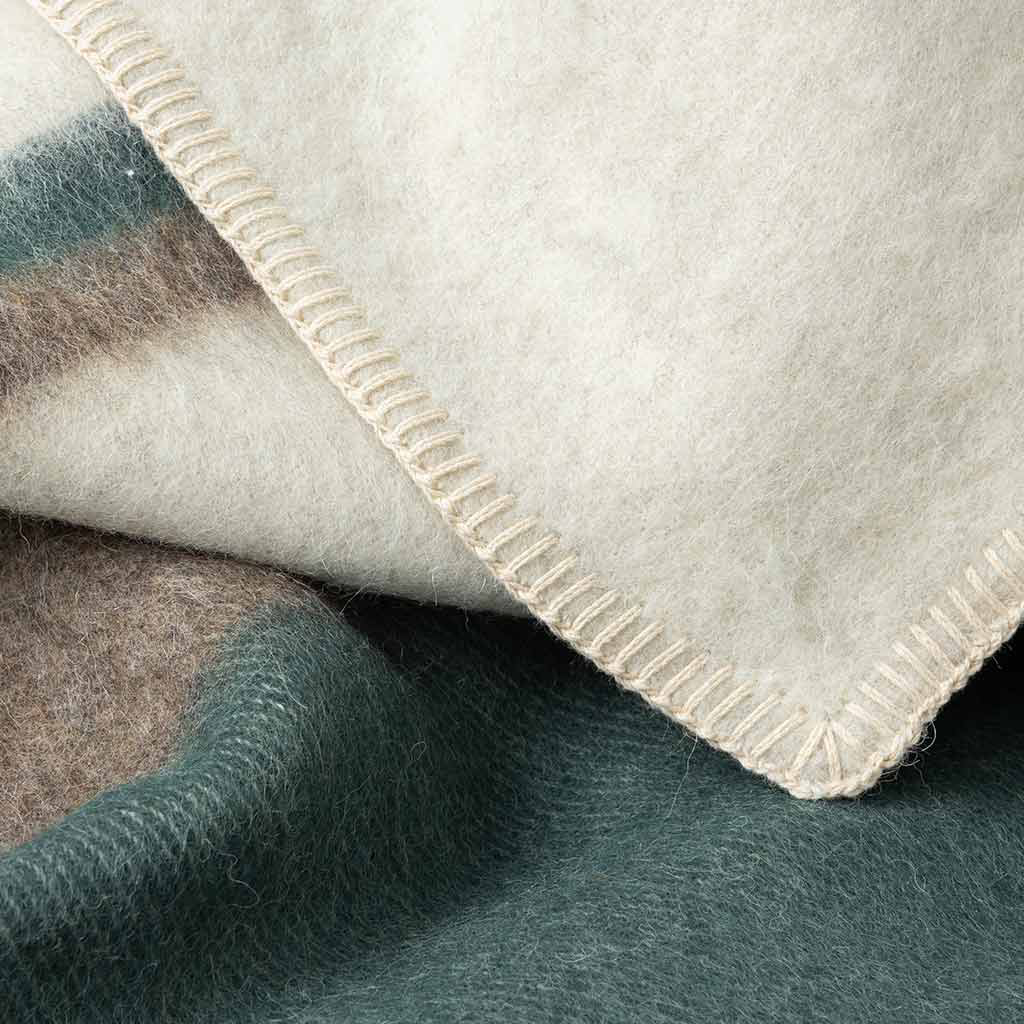 Kimura Heirloom Alpaca Blanket - Forest