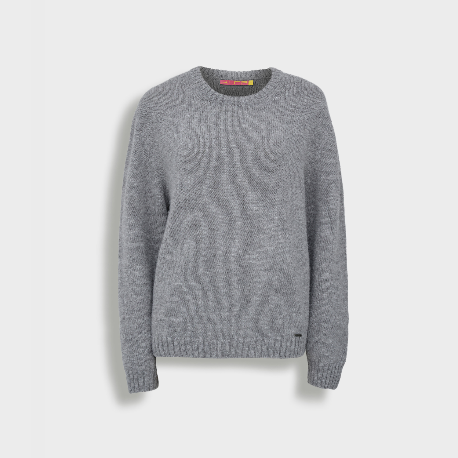 Gray sweater on a light gray background