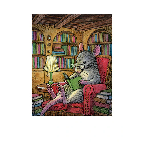 'Library Mouse' Card