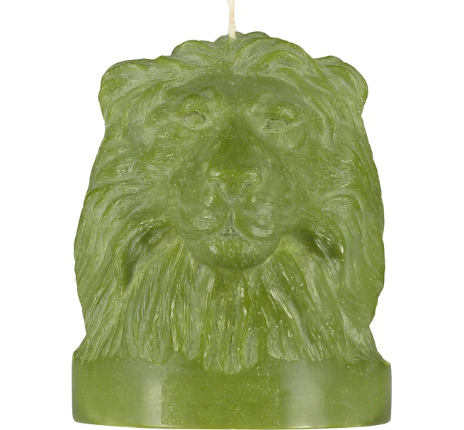 Hand Poured Lion Bust Candle