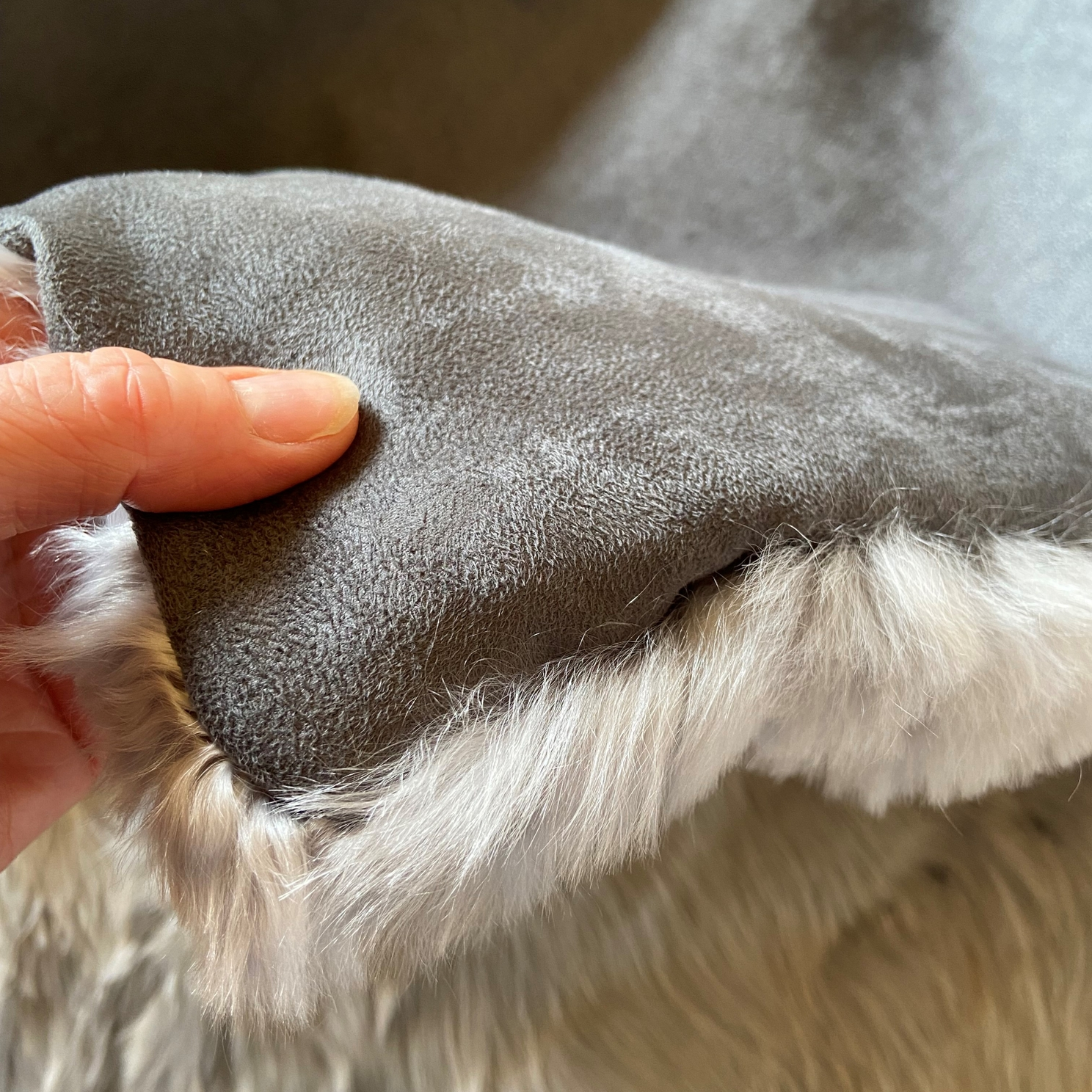 Samantha Holmes Alpaca Fur Throw