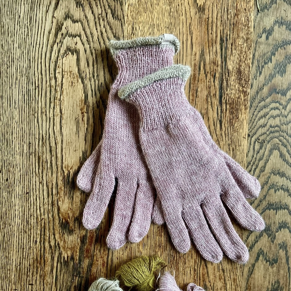 Luxury Jersey Knit Alpaca Gloves
