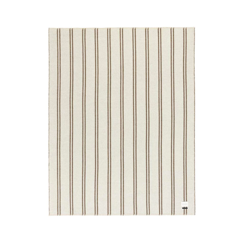 Straits Zero Dye Reversible Alpaca Throw – Ivory/Cacao