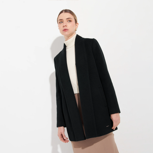 Kuna Short Swing Alpaca Coat | Fluff Alpaca