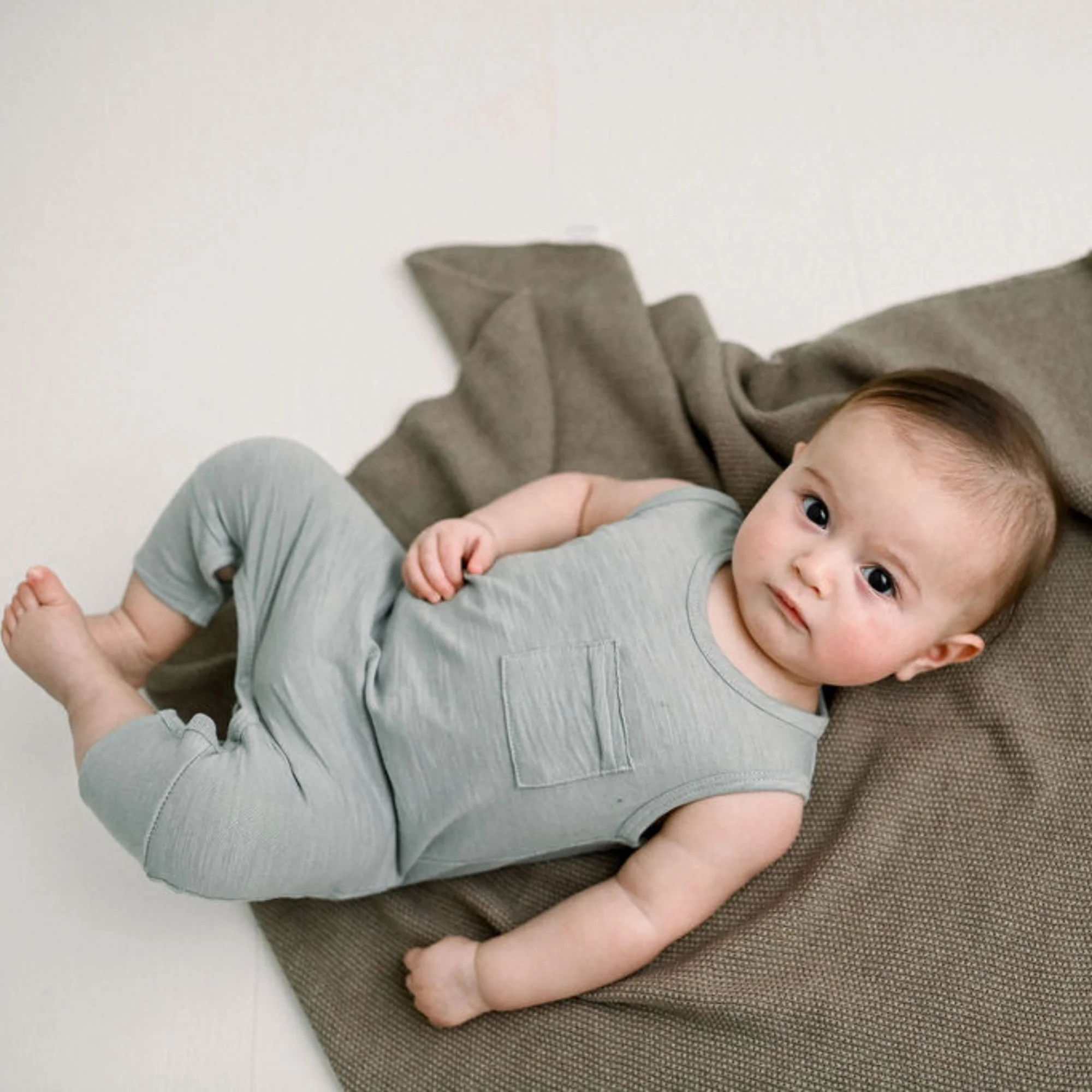 Tane Organics Flamé Pocket Sleeveless Coverall