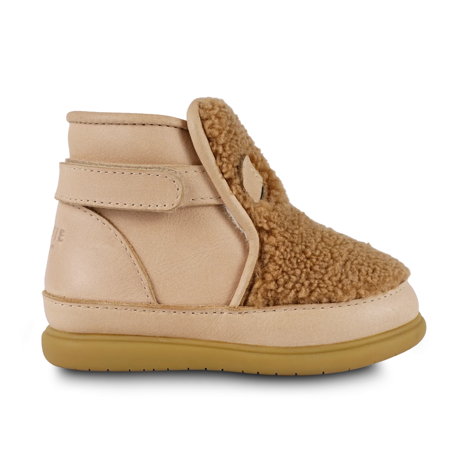 Roumi Teddy Bear Leather Boots