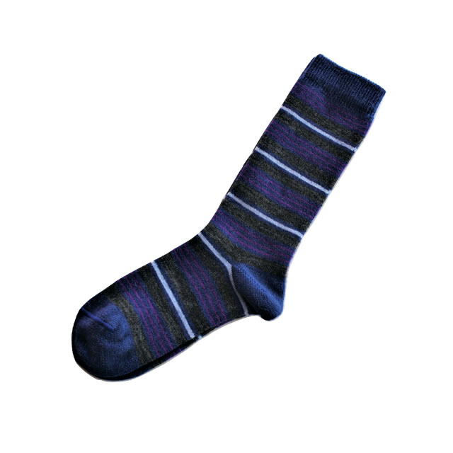 Kelly Striped Alpaca Socks