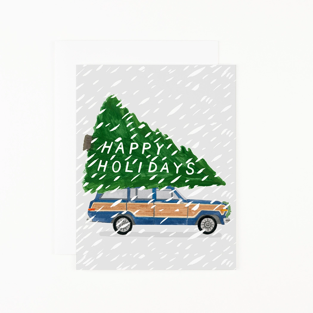 'Holiday Wagoneer' Holiday Card
