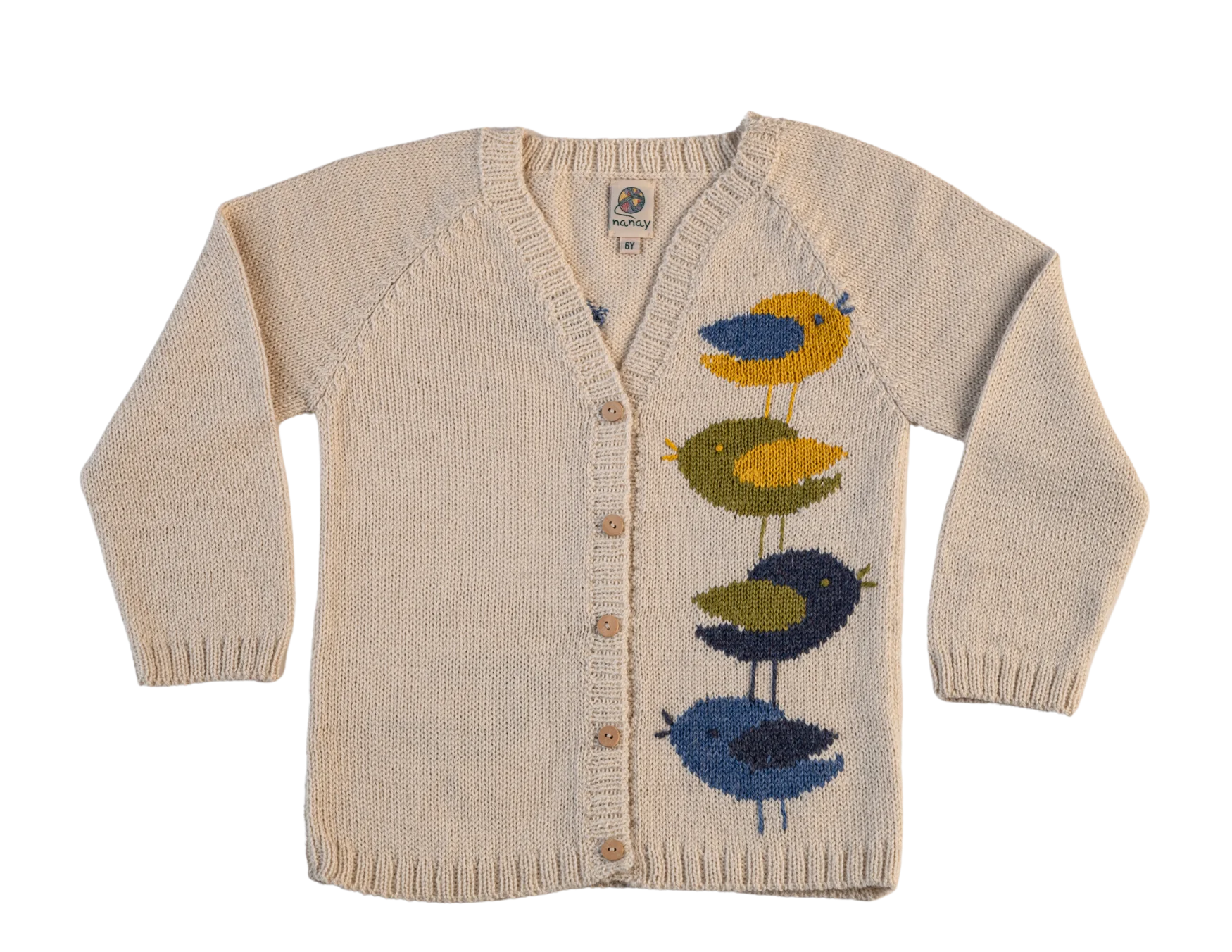Nanay Winged Playmates Alpaca Cardigan