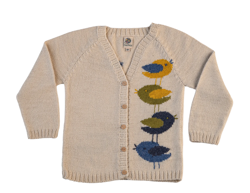 Nanay Winged Playmates Alpaca Cardigan