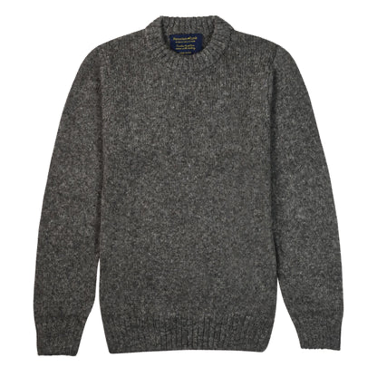 Gray sweater on a white background