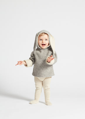 Oeuf Reversible Rabbit Hoodie