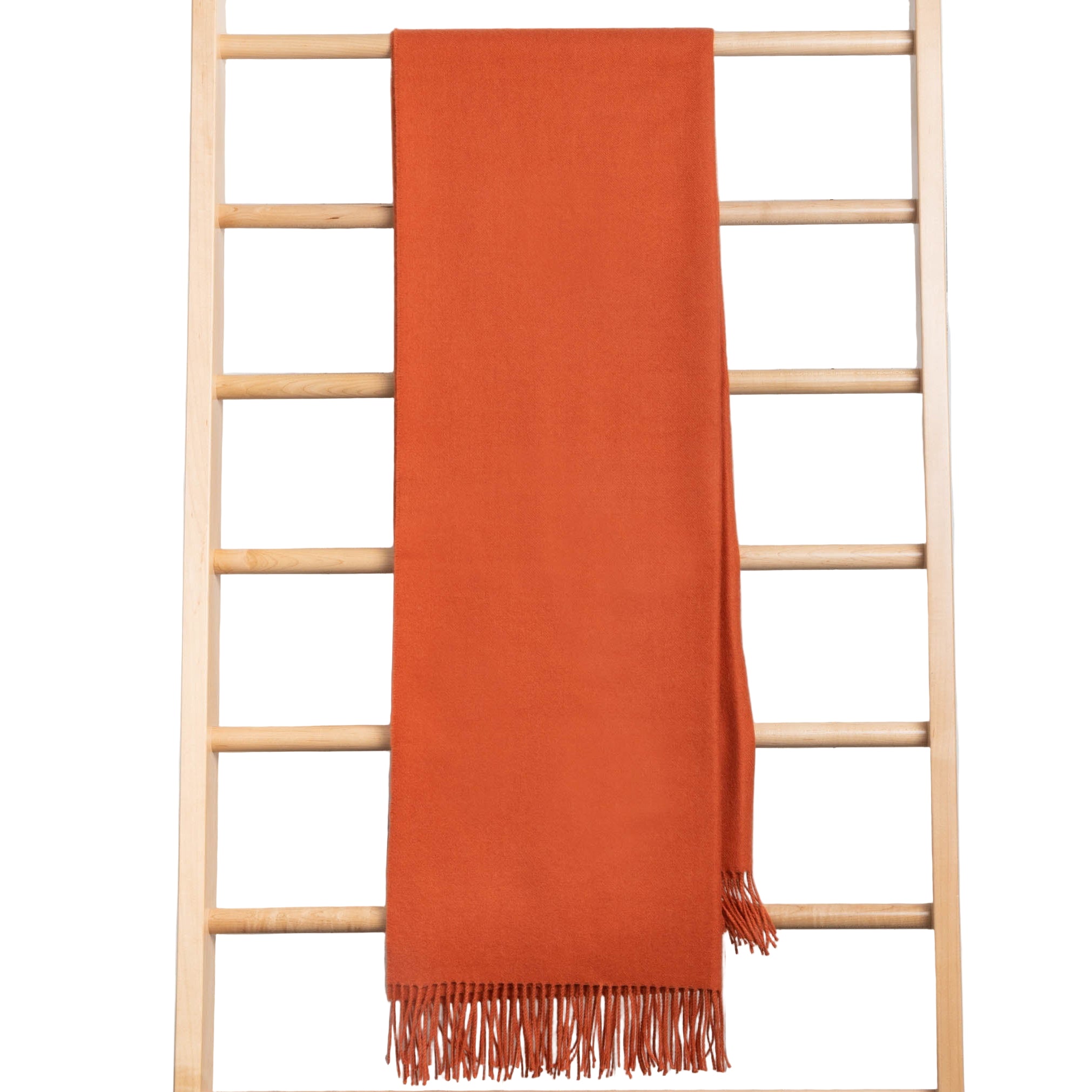 Fluff Solid Color Baby Alpaca Throw Blanket
