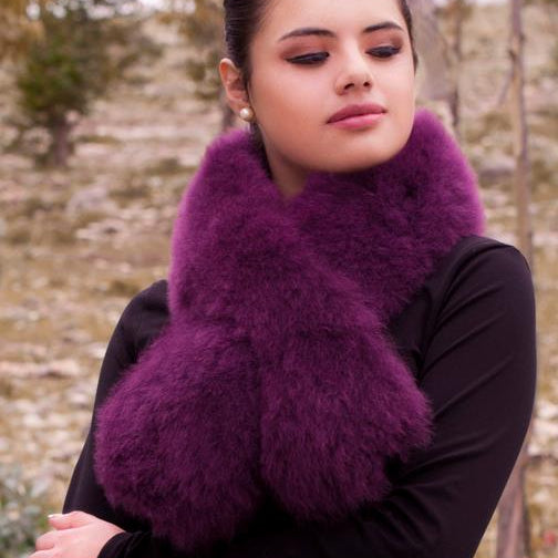 Luxury Alpaca Fur Stole