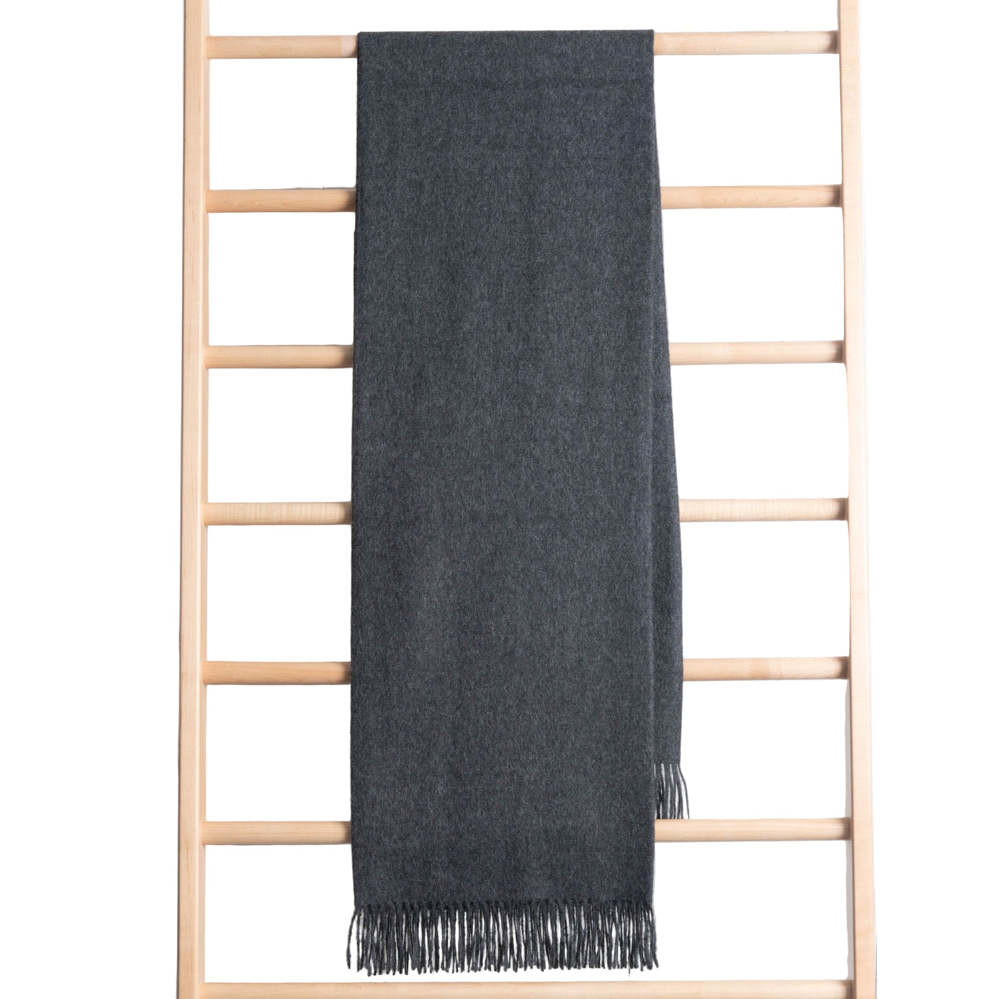 Fluff Solid Color Baby Alpaca Throw Blanket
