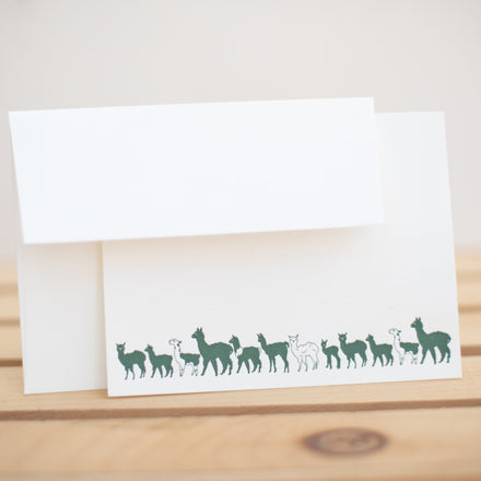 Alpaca Parade Notecard