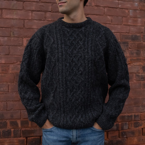 2way watermark cable alpaca knit（ニット/セーター