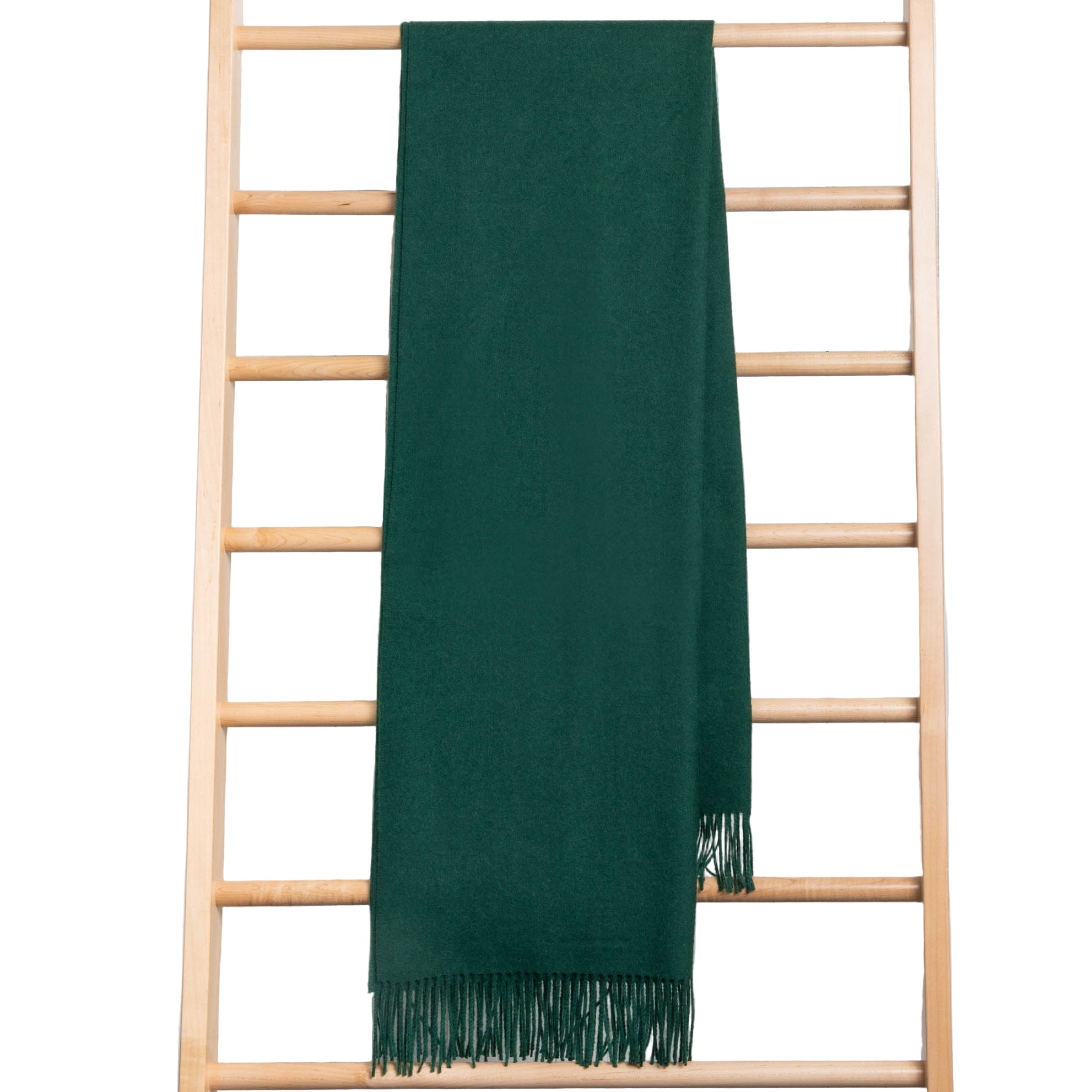 Fluff Solid Color Baby Alpaca Throw Blanket