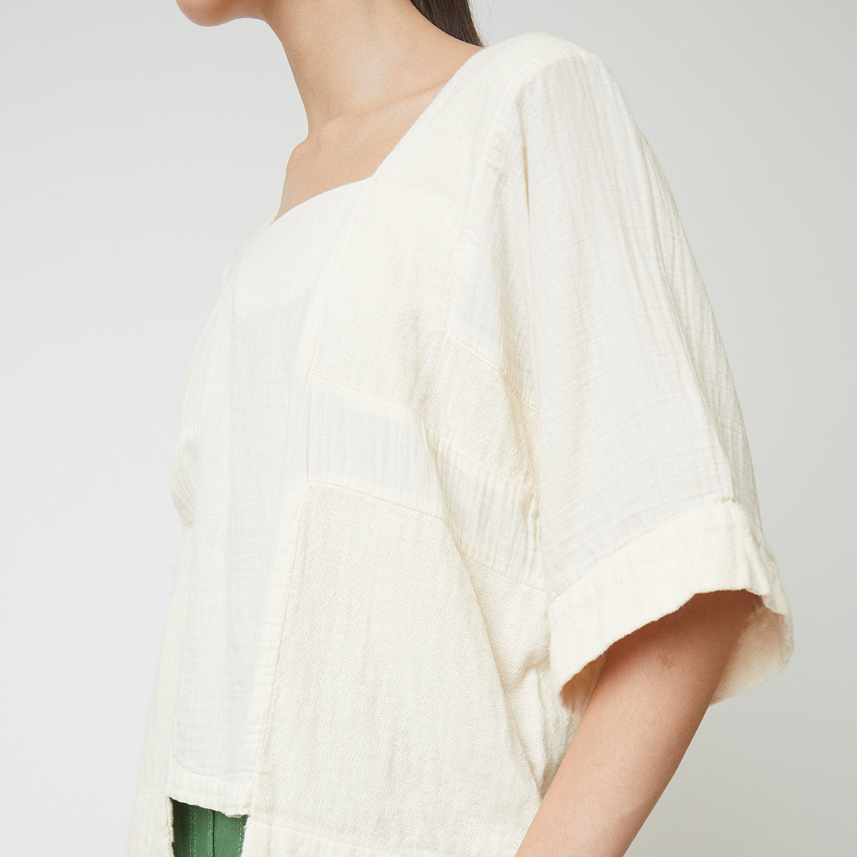 Atelier Delphine Block Top in Crinkled Cotton
