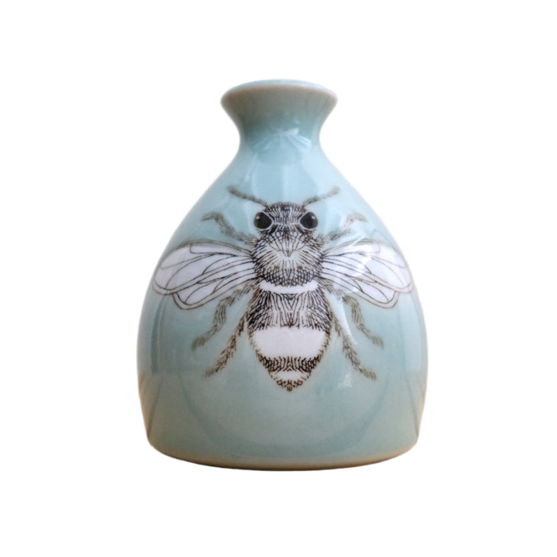 SKT Ceramics Celadon Bud Vase