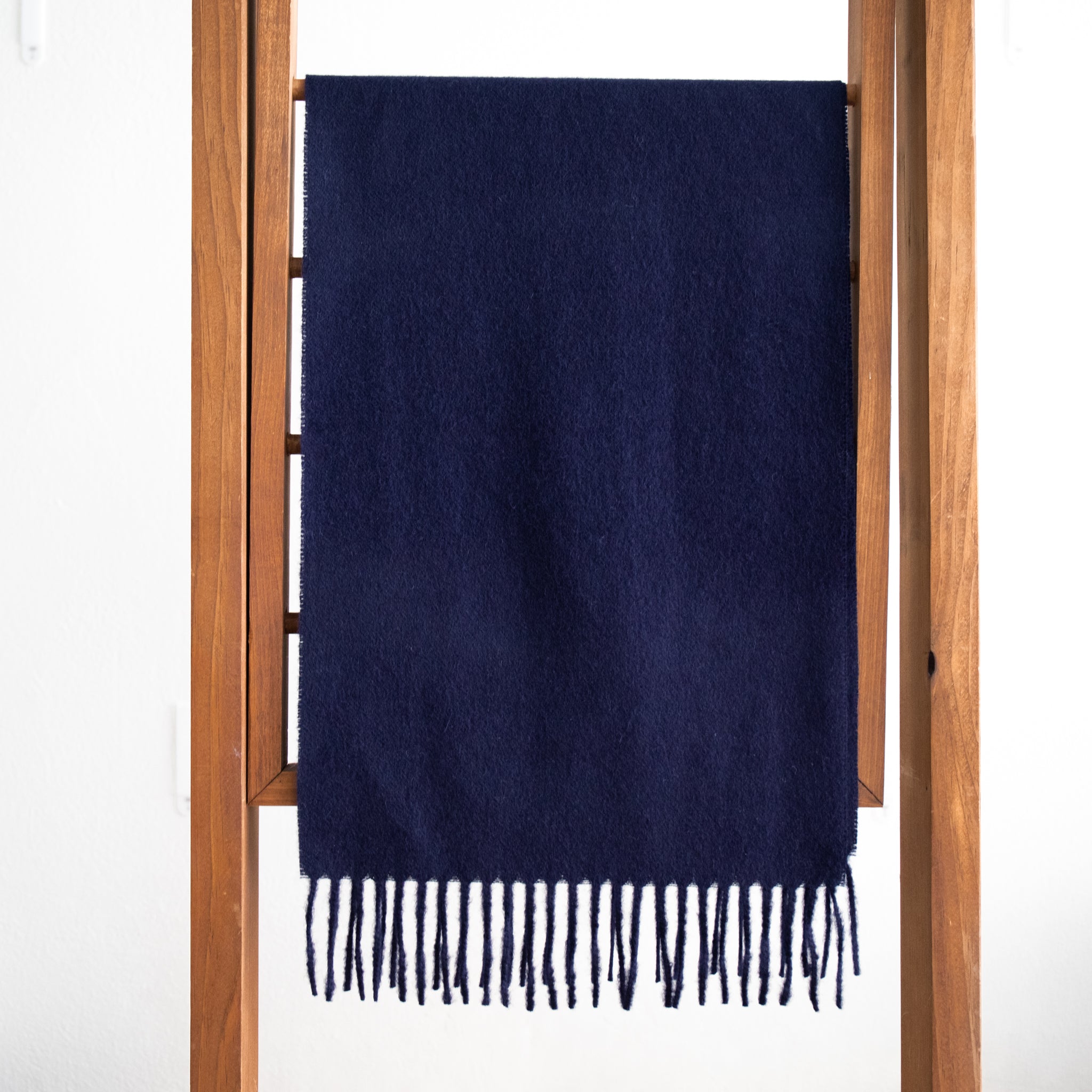 Fluff Solid Color Baby Alpaca Scarf