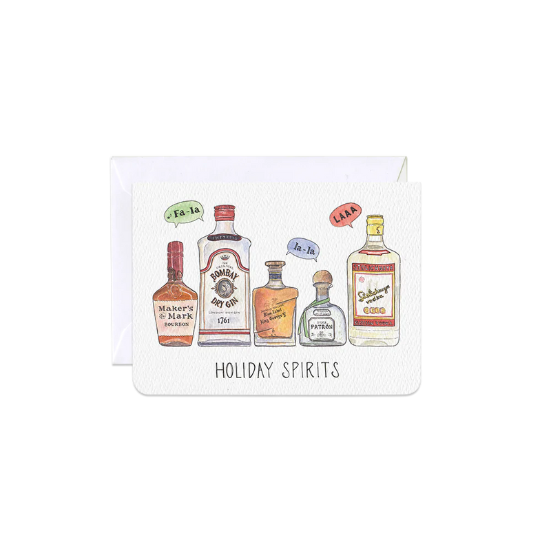 'Holiday Spirits' Mini Card