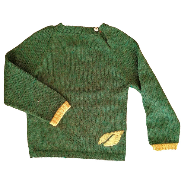 Nanay Ducks in the Meadows Baby Alpaca Sweater for Babies & Kids